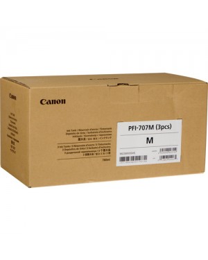 9823B003AA - Canon - Cartucho de tinta PFI-707M magenta imagePROGRAF iPF830 iPF840 iPF850