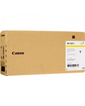 9824B001AA - Canon - Cartucho de tinta PFI-707Y amarelo imagePROGRAF iPF830 iPF840 iPF850