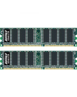 AD400-512MX2 - Buffalo - Memoria RAM 2x0.5GB 1GB DDR 400MHz