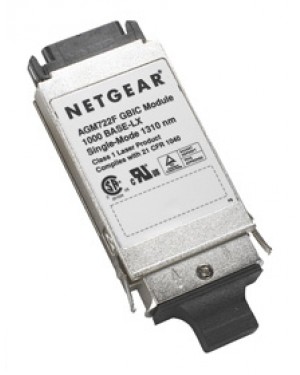 AGM722F - Netgear - Transceiver ProSafea¢ GBIC Module 1000BASE-LX Fiber