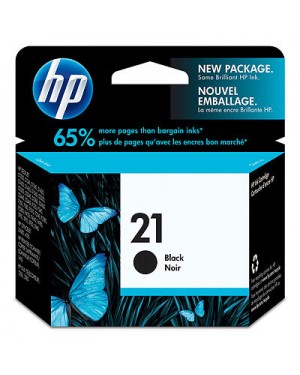 B3B18AN - HP - Cartucho de tinta 21 preto