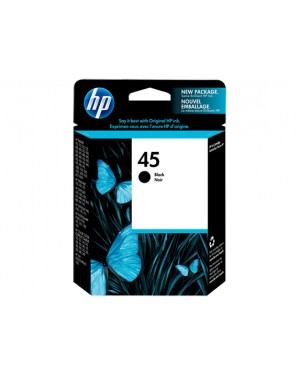 B3F39A - HP - Cartucho de tinta 45A preto DeskJet 712 720 722 820 830 832 850 855 870 880 882 890 8