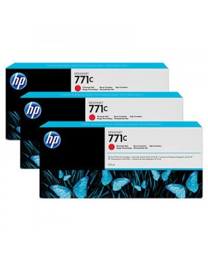 B6Y32A - HP - Cartucho de tinta vermelho