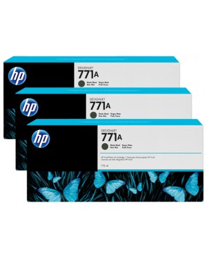 B6Y39A - HP - Cartucho de tinta 771A preto mate Designjet