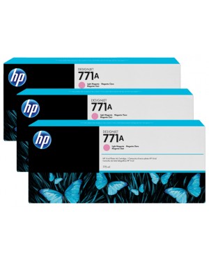 B6Y43A - HP - Cartucho de tinta 771A magenta clara Designjet