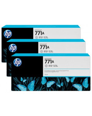 B6Y46A - HP - Cartucho de tinta 771A cinzento claro Designjet