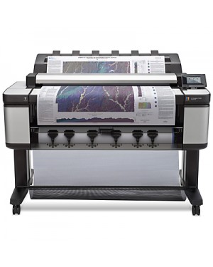 B9E24B#B19 - NEW RETAIL - HP - Impressora plotter Designjet T3500 36-in Production eMFP 120 pph A0 com rede