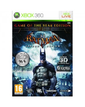 WGY25689X - Warner - Batman Arkham Asylum Jodo de Xbox 360