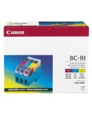 BC-81 - Canon - Cartucho de tinta ciano magenta amarelo