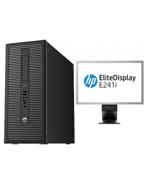 BJ0F09EA3 - HP - Desktop ProDesk 600 G1 MT + EliteDisplay E241i