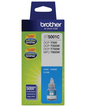 BT5001C - Brother - Cartucho de tinta ciano DCPT300 DCPT500W DCPT700W MFCT800W