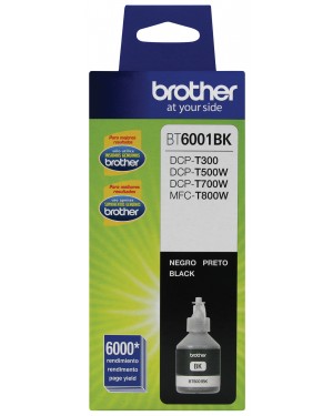 BT6001BK - Brother - Cartucho de tinta preto DCPT300 DCPT500W DCPT700W MFCT800W