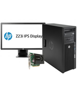 BWM639ET3-SE - HP - Desktop Z 420 + Z23i + NVIDIA Quadro K2000