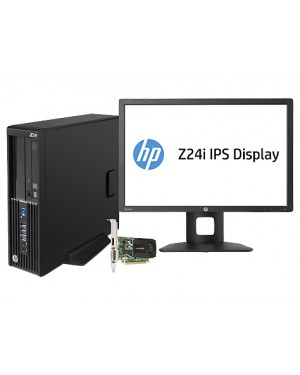 BWM704ET3 - HP - Desktop Z 230 SFF + NVIDIA Quadro K600 + Z24i