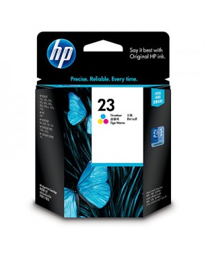 C1823D - HP - Cartucho de tinta 23 ciano magenta amarelo DeskJet 1120c 1125c 710c 720c 722c 815c 810c 880c 890c 89