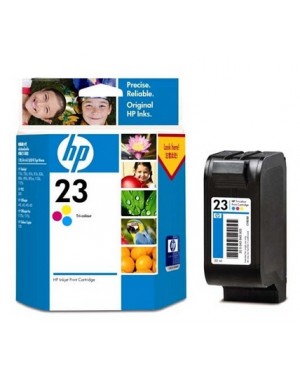 C1823DA - HP - Cartucho de tinta 23 ciano magenta amarelo