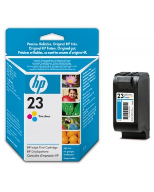 C1823DC - HP - Cartucho de tinta 23 ciano magenta amarelo Deskjet 710c