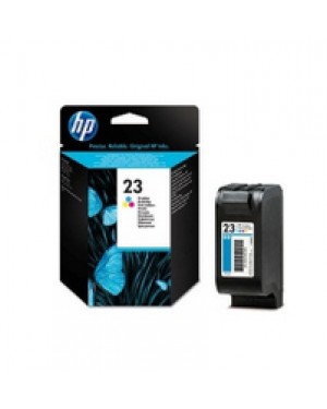 C1823GA - HP - Cartucho de tinta 23 ciano magenta amarelo