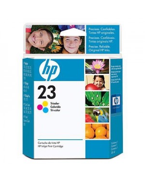 C1823TL - HP - Cartucho de tinta ciano magenta amarelo Deskjet 710C 712C 720C 722C 810C 812C 815C 830C 832C 880C 88