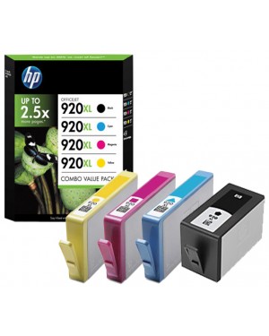 C2N92AE - HP - Cartucho de tinta 920XL preto ciano magenta amarelo Officejet 6000 6500 7000 series 6500A/7500A wf 6500A Plus