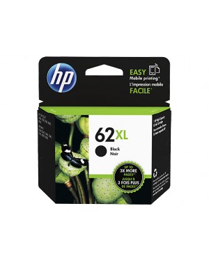 C2P05AE - HP - Cartucho de tinta 62XL preto ENVY 5640 eAiO 7640 Officejet 5740