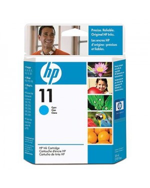 C4836A - HP - Cartucho de tinta 11 ciano Color Inkjet CP 1700 Business 1000 1100 1200 2200 2300 26