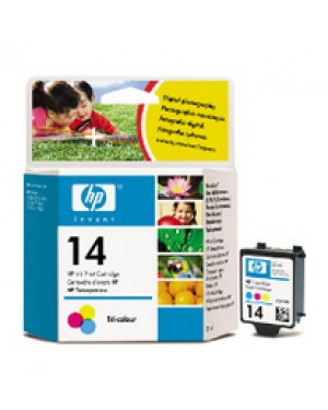 C5010AN - HP - Cartucho de tinta 14 ciano magenta amarelo