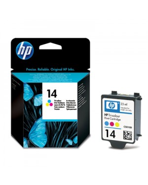 C5010DE - HP - Cartucho de tinta ciano magenta amarelo Digital Copier/Printer 610 OfficeJet D125 D135 D145 D155