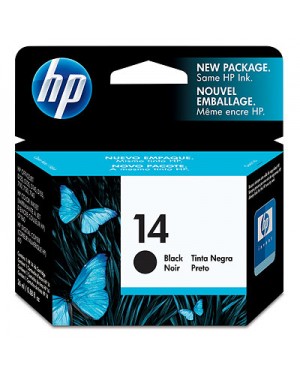 C5011D - HP - Cartucho de tinta 14 preto Digital Copier/Printer 610 OfficeJet D125 D135 D145 D155
