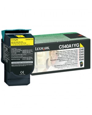 C540A1YG - Lexmark - Toner amarelo X543dn X544n X544dn X544dw X544dtn X546dtn C540n C54