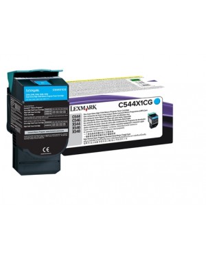 C544X1CG - Lexmark - Toner ciano X544dn X544dtn X544n X544dw X546dtn X548dte X548de C544dn C5