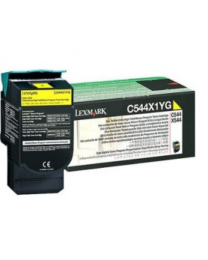 C544X1YG - Lexmark - Toner C544 amarelo