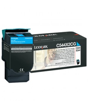C544X2CG - Lexmark - Toner preto ciano C544 X544