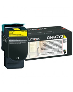 C544X2YG - Lexmark - Toner amarelo C544 X544