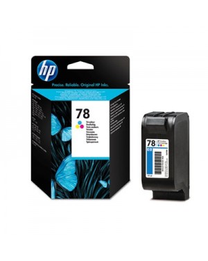 C6578D - HP - Cartucho de tinta 78 ciano magenta amarelo Color Copier 290 DeskJet 1180c 1220c 1220c/ps 1280 3810 3