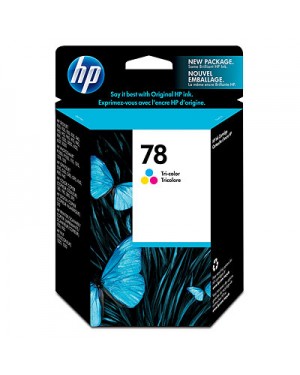 C6578DN - HP - Cartucho de tinta 78 ciano magenta amarelo