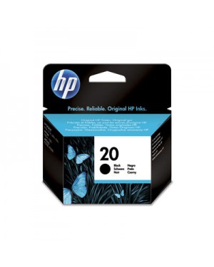 C6614DE - HP - Cartucho de tinta 20 preto Deskjet 610c 615c 640c Fax 925Xi 1020