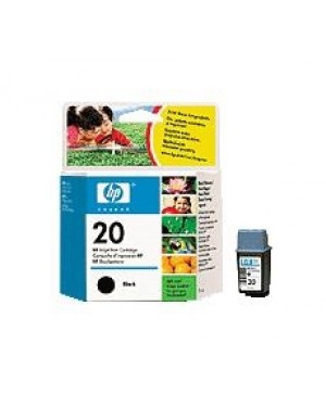 C6614NA - HP - Cartucho de tinta 20 preto