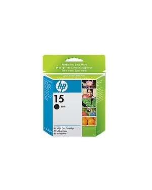 C6615DE - HP - Cartucho de tinta 15 preto Deskjet 810c 816c 825c 840c 843c 845c 916c 920c 940c Colo