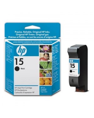 C6615NE - HP - Cartucho de tinta 15 preto Deskjet 810c 816c 825c 840c 843c 845c 916c 920c 940c Colo