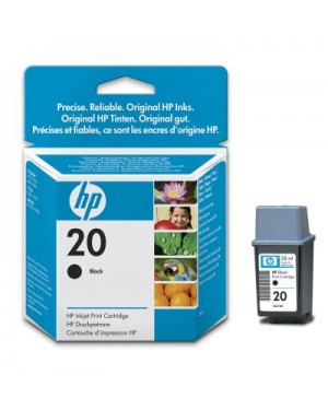 C6631AL - HP - Cartucho de tinta 20 preto