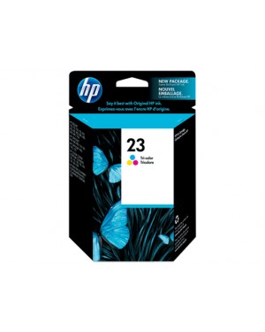 C6643BN - HP - Cartucho de tinta 23 ciano magenta amarelo