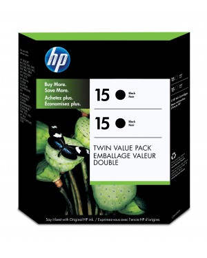C6645BC - HP - Cartucho de tinta 15 preto