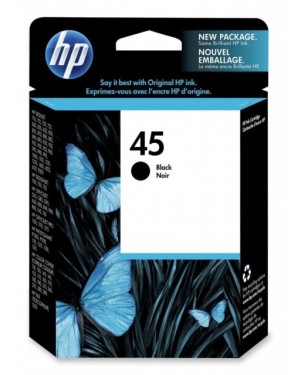 C6650AL - HP - Cartucho de tinta 45 preto