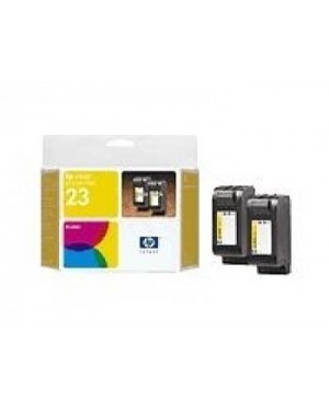 C6651AN - HP - Cartucho de tinta 23 ciano magenta amarelo