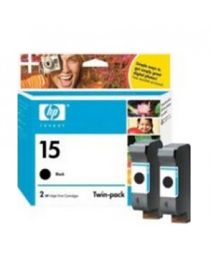 C6653AN - HP - Cartucho de tinta 15 preto