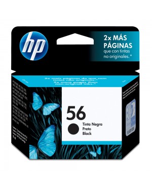 C6656AB - HP - Cartucho de tinta 56 preto Deskjet 5550