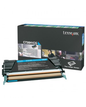 C736H1CG - Lexmark - Toner ciano C736 X736 X738