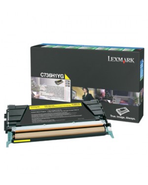 C736H1YG - Lexmark - Toner amarelo C736 X736 X738