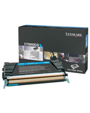 C736H2CG - Lexmark - Toner C736 ciano